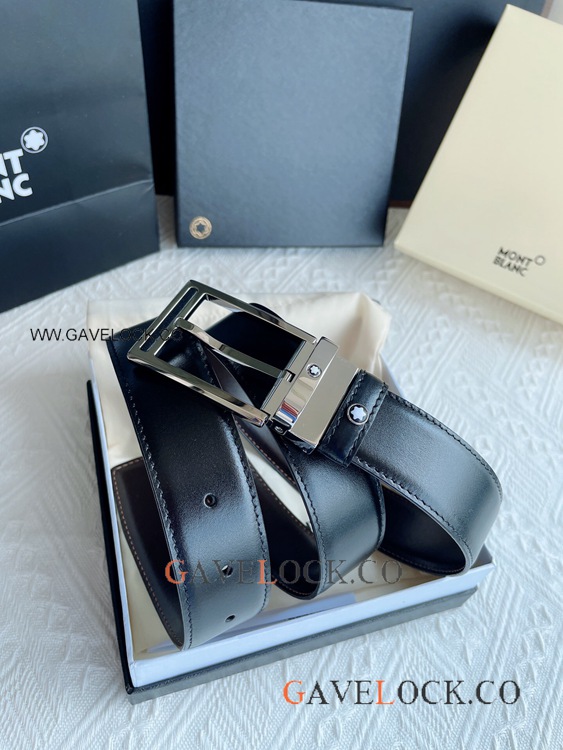 Wholesale Copy Mont blanc Belt Silver Pin Buckle 35mm